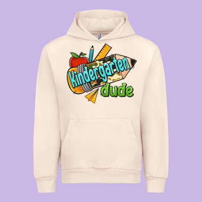 Kindergarten Grade Dude Urban Hoodie Designed By Ranaportraitstore