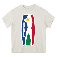 Cream basketball africa league Heavy Core Tee - linhVisuals