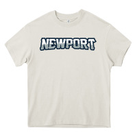 Cream Newport School Heavy Core Tee - linhVisuals