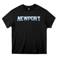 Black Newport School Heavy Core Tee - linhVisuals