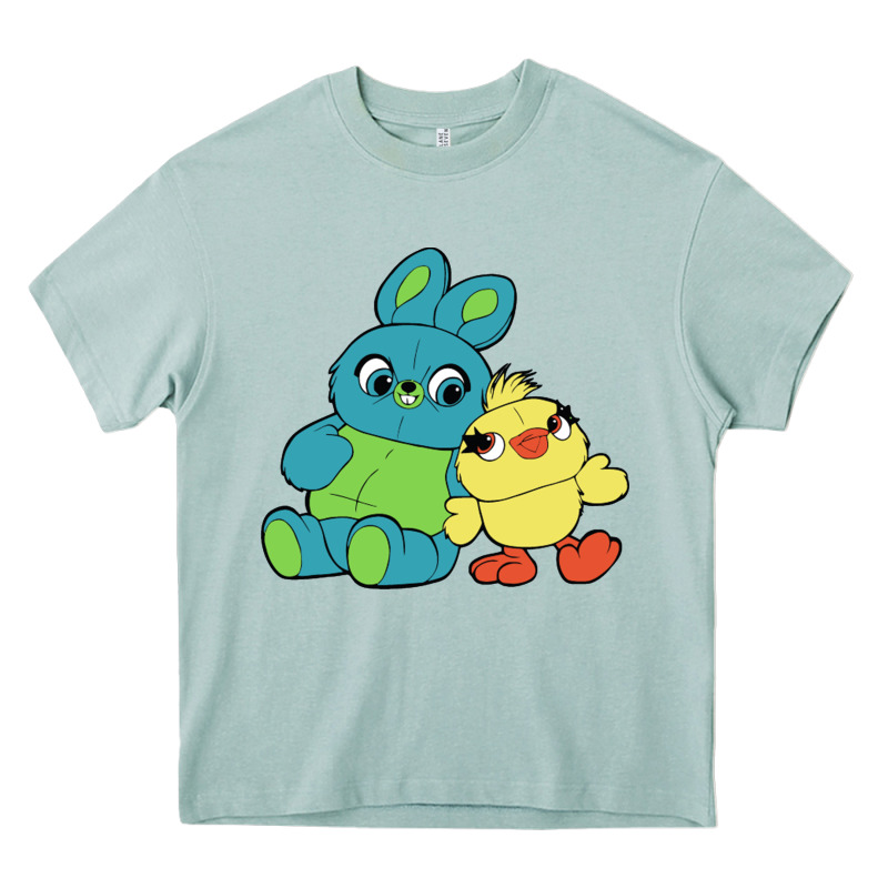 Bunny And Ducky Heavy Core Tee by linhVisuals | Teevron