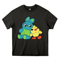 Asphalt bunny and ducky Heavy Core Tee - linhVisuals