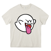 Cream boo Heavy Core Tee - linhVisuals