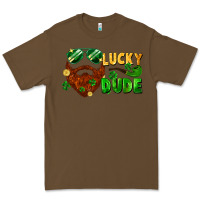 Cacao lucky dude saint patrick's bearded man Premium Tee - FaDigitalArtStudio