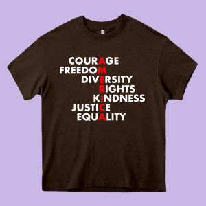 Anti Trump Resist Heavy Core Tee Designed By Linhvisuals