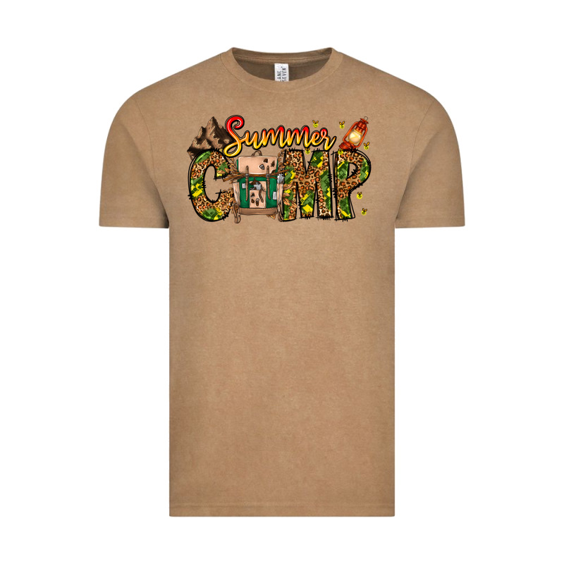 Summer Camp Vintage Tee by CowhideDigitalArt | Teevron