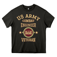 Asphalt us army combat engineer combat engineer veteran gift pullover hoodie Heavy Core Tee - linhVisuals