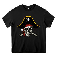 Black pi rate 3 14 Heavy Core Tee - linhVisuals