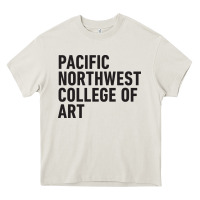 Cream Pacific Northwest College of Art Heavy Core Tee - linhVisuals