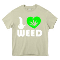 Mossy i love weed fun Heavy Core Tee - linhVisuals