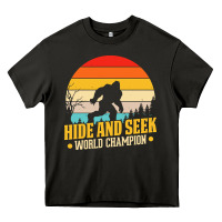Hide And Seek World Champion Bigfoot T  Shirt Hide And Seek World Cham Heavy Core Tee | Teevron