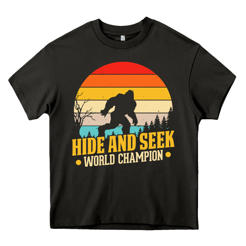 Hide And Seek World Champion Bigfoot T  Shirt Hide And Seek World Cham Heavy Core Tee by linhVisuals | Teevron
