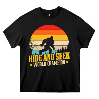 Black hide and seek world champion bigfoot t  shirt hide and seek world cham Heavy Core Tee - linhVisuals