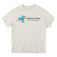 Cream Ringling College of Art and Design Heavy Core Tee - linhVisuals