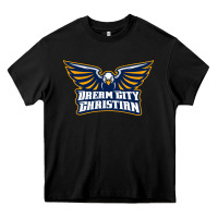 Black twin city christian school Heavy Core Tee - linhVisuals