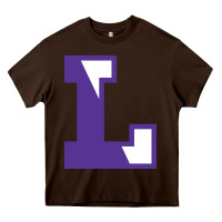 Chocolate Brown boston latin school Heavy Core Tee - linhVisuals