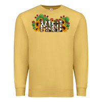 Antique Gold Cactus Cowhide Sunflower Mama and Mini Set Premium Sweatshirt - Jasminsmagicworld