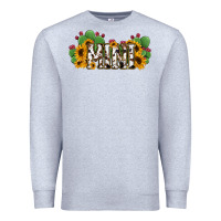 Heather Grey Cactus Cowhide Sunflower Mama and Mini Set Premium Sweatshirt - Jasminsmagicworld