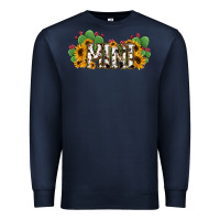 Navy Cactus Cowhide Sunflower Mama and Mini Set Premium Sweatshirt - Jasminsmagicworld