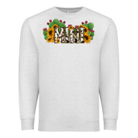 Oatmeal Heather Cactus Cowhide Sunflower Mama and Mini Set Premium Sweatshirt - Jasminsmagicworld