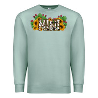 Seafoam Cactus Cowhide Sunflower Mama and Mini Set Premium Sweatshirt - Jasminsmagicworld