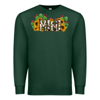 Sports Green Cactus Cowhide Sunflower Mama and Mini Set Premium Sweatshirt - Jasminsmagicworld