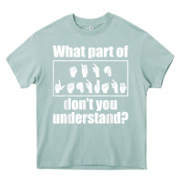 Arona funny sign language gift men women hand symbol interpreter t shirt Heavy Core Tee - linhVisuals
