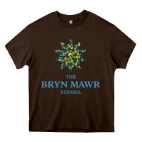 Chocolate Brown bryn mawr school Heavy Core Tee - linhVisuals