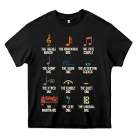 Black musical notes symbol definition   humor musician t shirt Heavy Core Tee - linhVisuals