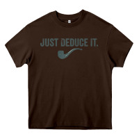 Chocolate Brown just deduce it funny sherlock holmes detective raglan baseball tee Heavy Core Tee - linhVisuals