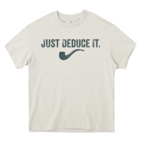 Cream just deduce it funny sherlock holmes detective raglan baseball tee Heavy Core Tee - linhVisuals