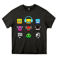 Asphalt geometry dash insane Heavy Core Tee - linhVisuals