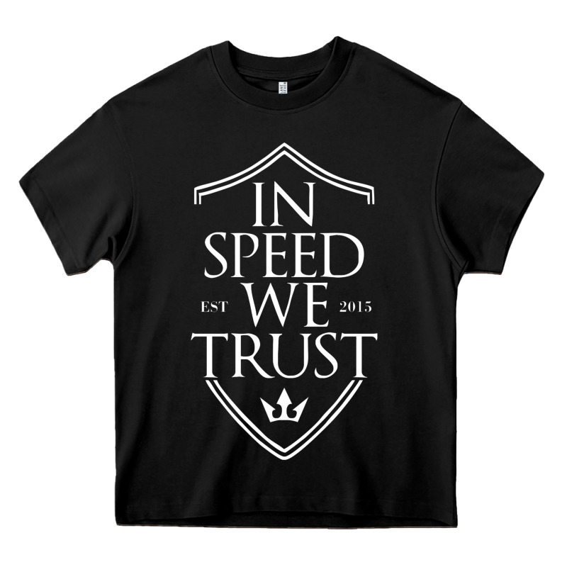 In Speed We Trust Heavy Core Tee by linhVisuals | Teevron