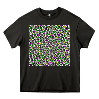 Asphalt mardi gras leopard  seamless pattern Heavy Core Tee - FaDigitalArtStudio