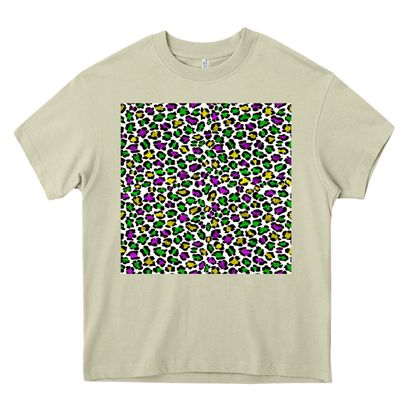 Mardi Gras Leopard  Seamless Pattern Heavy Core Tee by FaDigitalArtStudio | Teevron