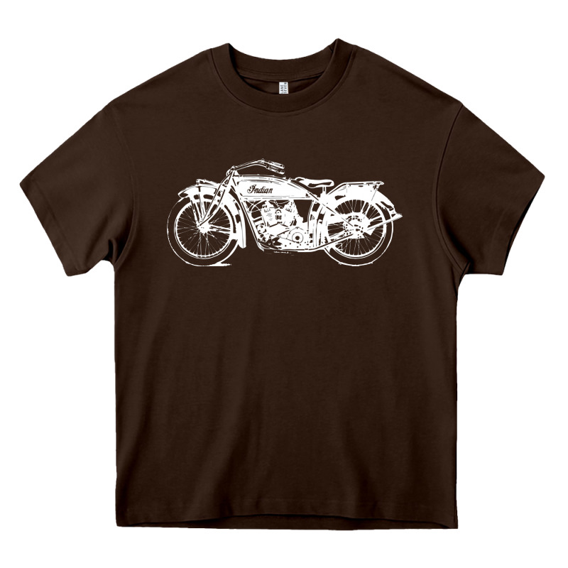 Indian Scout Motorcycle Heavy Core Tee by linhVisuals | Teevron