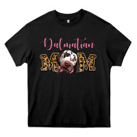 Black Dalmatian Mom Heavy Core Tee - Jasminsmagicworld