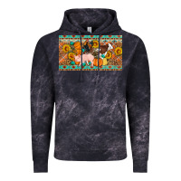 Cloud Black Fall farm animals cow pig rooster Vintage Hoodie - Artiststas