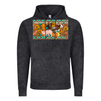 Vintage Arctic Fall farm animals cow pig rooster Vintage Hoodie - Artiststas