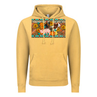 Vintage Mustard Fall farm animals cow pig rooster Vintage Hoodie - Artiststas