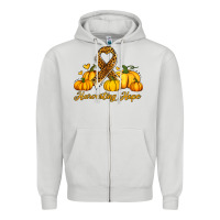 Dove Grey harvesting hope Zipper Hoodie - Jasminsmagicworld