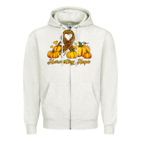 Oatmeal Heather harvesting hope Zipper Hoodie - Jasminsmagicworld