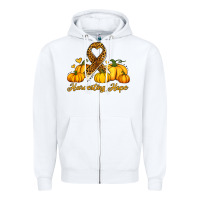 White harvesting hope Zipper Hoodie - Jasminsmagicworld