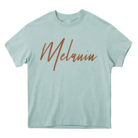 Arona womens melanin for black history v neck t shirt Heavy Core Tee - linhVisuals