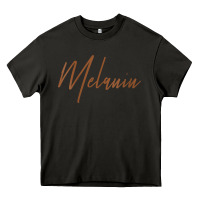 Asphalt womens melanin for black history v neck t shirt Heavy Core Tee - linhVisuals