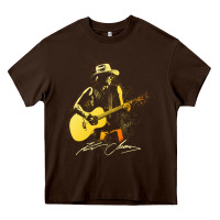 Chocolate Brown Kenny Chesney Fresh Design Heavy Core Tee - linhVisuals