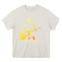 Cream Kenny Chesney Fresh Design Heavy Core Tee - linhVisuals