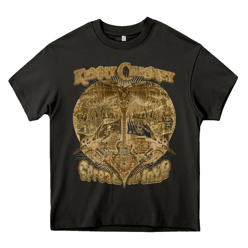 Kenny Chesney Vintage Art Heavy Core Tee by linhVisuals | Teevron