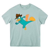 Arona perry the platypus Heavy Core Tee - linhVisuals