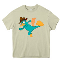Mossy perry the platypus Heavy Core Tee - linhVisuals